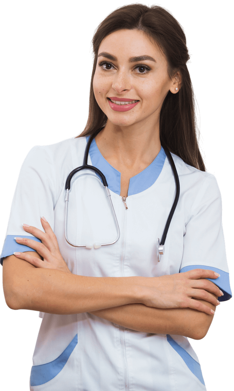 Doctor providing medical care